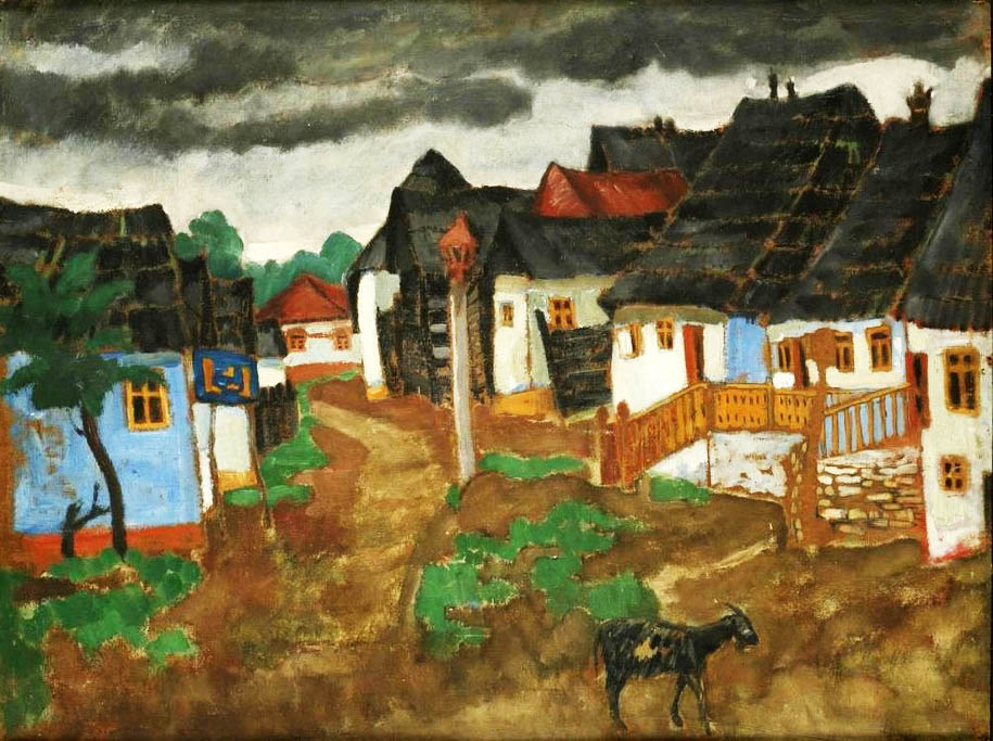 «У містечку Крути». 1910-і рр. Полотно, олія